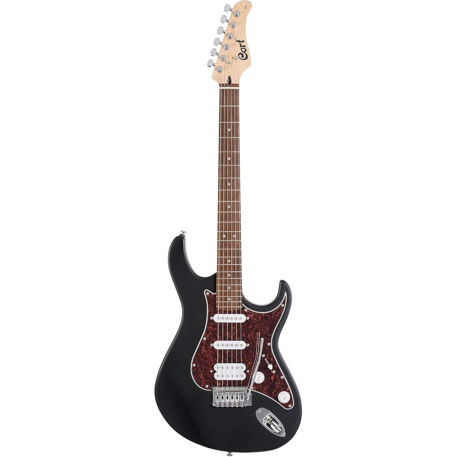 Cort Guitars Cort G110 Open Pore Black (Chitarra elettrica, Pioppo), Chitarra, Nero