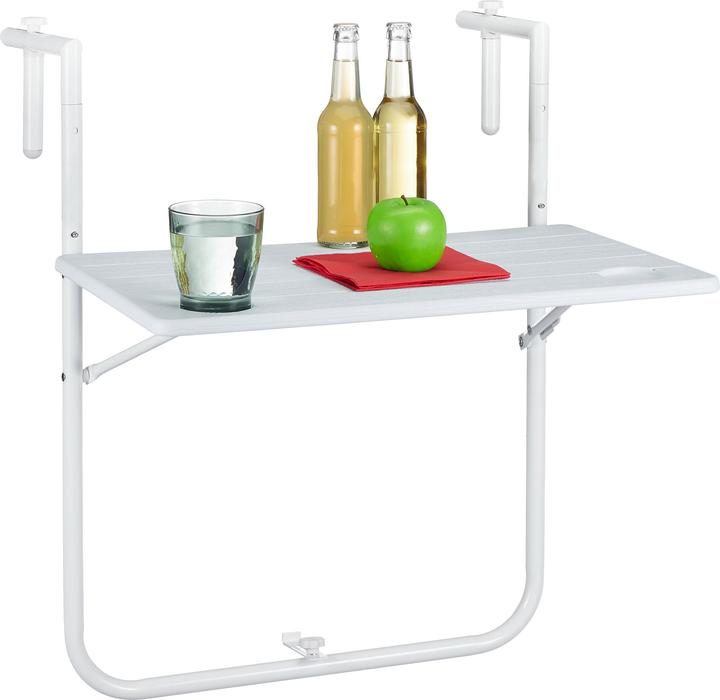 Relaxdays Balkonhängetisch (60 cm)
