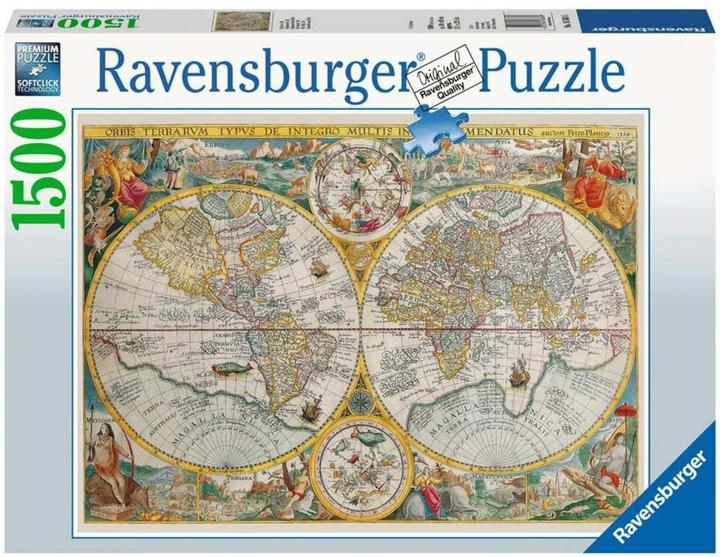 Immagine prodotto Ravensburger Mappa del mondo 1594 (1500 pezzi)