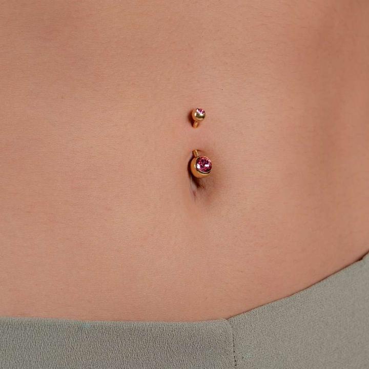 Produktbild Bijouteria Bauchpiercing (Edelstahl, PVD Beschichtung, Swarovski Kristall)