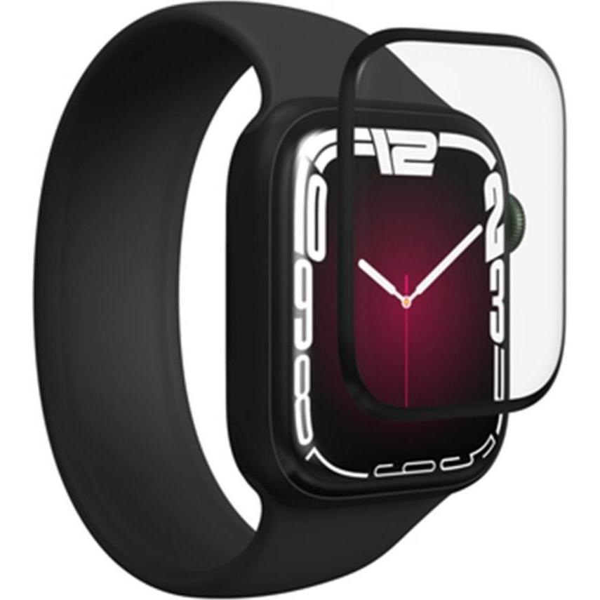Zagg Glass Fusion+ Apple Watch Serie, Smartwatch Zubehör, Schwarz, Transparent