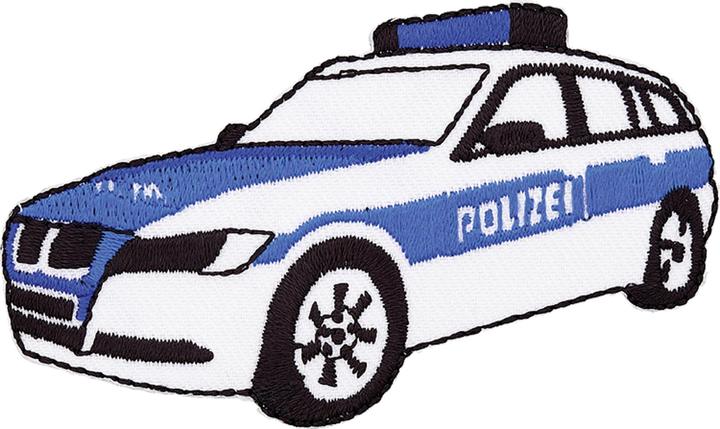 Image du produit Prym Application voiture de police, blanc/bleu