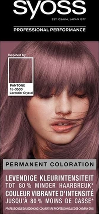 Produktbild Syoss Farben Pantone Haarfärbemittel 8-23 Lavendel Kristall (8-23 Lavender Crystal)