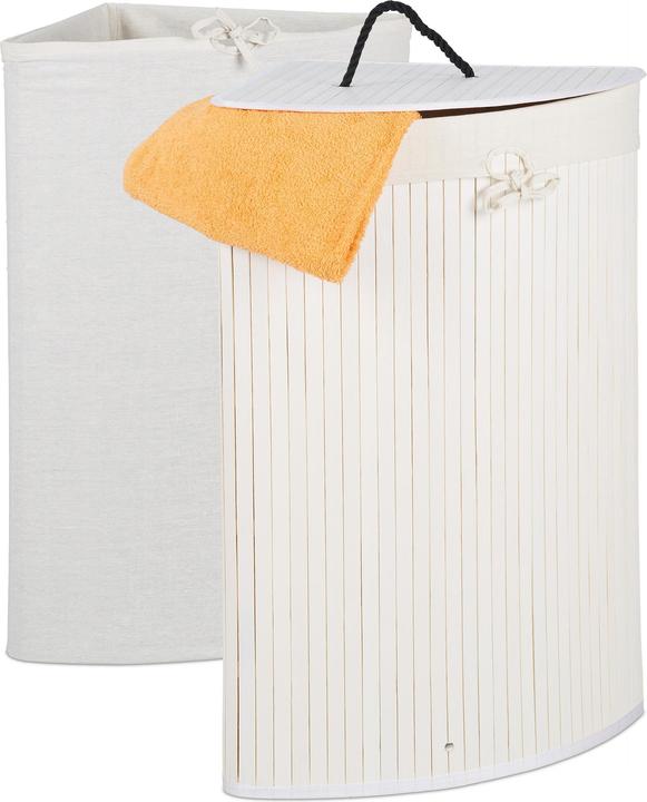 Relaxdays Eckwäschekorb (60 l)