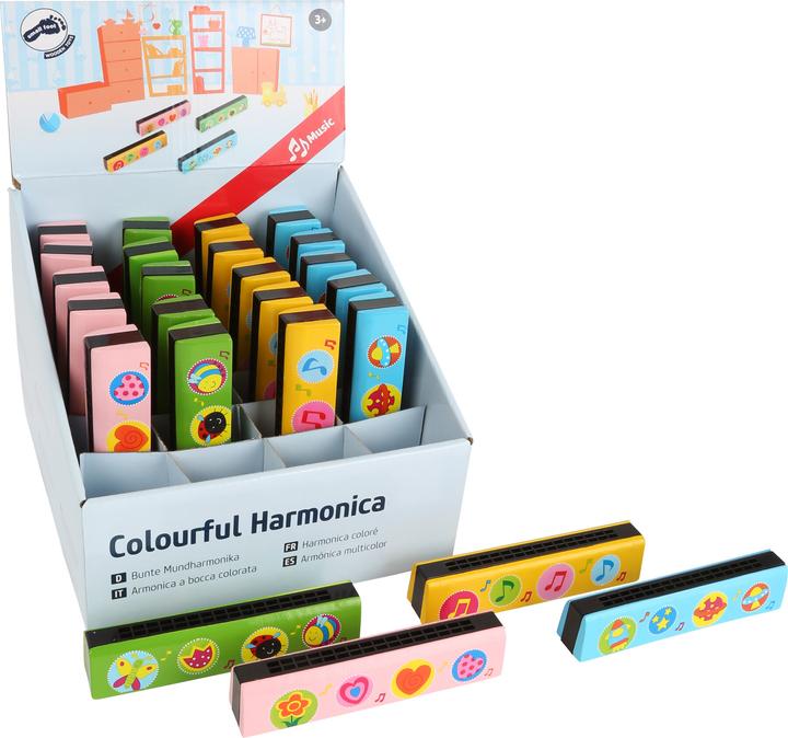 Image du produit small foot Présentoir Harmonica multicolore (Allemand)