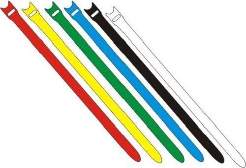 Actual product image Fastech E7-2 Strap, white, 7x200mm (Velcro cable ties, 200 mm, 10 pcs.)