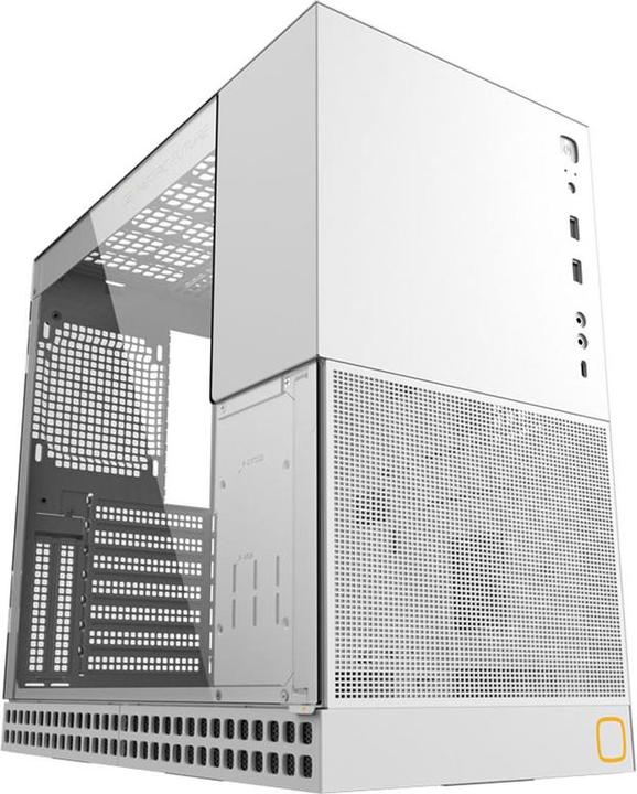 Actual product image Geometric Future King Arthur Midi-Tower case - white (E-ATX)