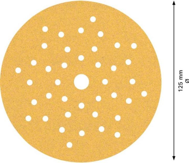Image du produit Bosch Professional Zubehör Papier abrasif Expert C470 multi-trous pour ponceuse excentrique, 125 mm, G 100, 5 pcs. (100)