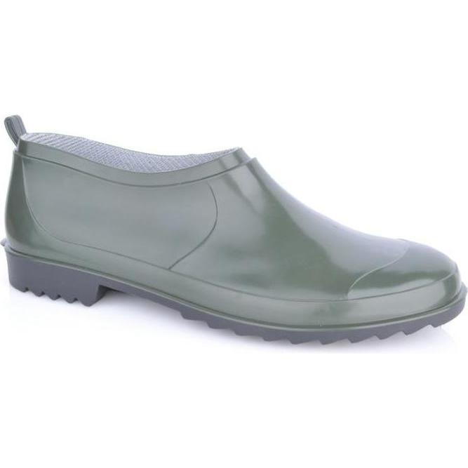 Lemigo, Werkzeugakku + Ladegerät, Kurze Gummistiefel Gummistiefeletten Galosche Edek (41, dunkelgrün)