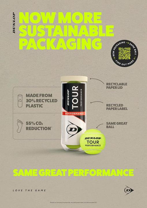 Produktbild Dunlop Tennis ball club all court 3pc