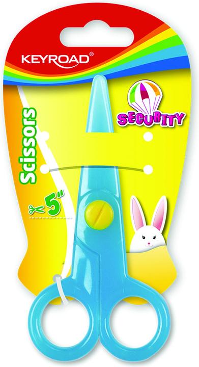 Produktbild Keyroad Security schulschere, 12,5 cm, abgerundet, blister, farbmischung (12.50 cm)