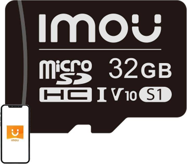 Actual product image Imou Memory card microSD 32GB (UHS-I, SDHC, 10/U1/V10, 90/20) (32 GB, microSD, U1, UHS-I)