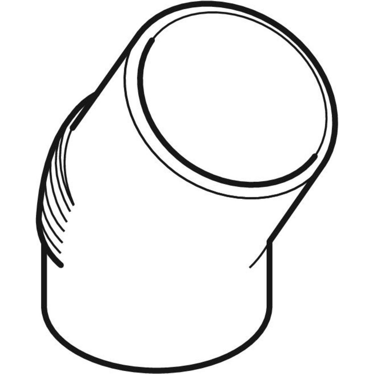 Thumbnail - Geberit, Zubehör Sanitärinstallation, Silent-db20 Bogen 30° d110