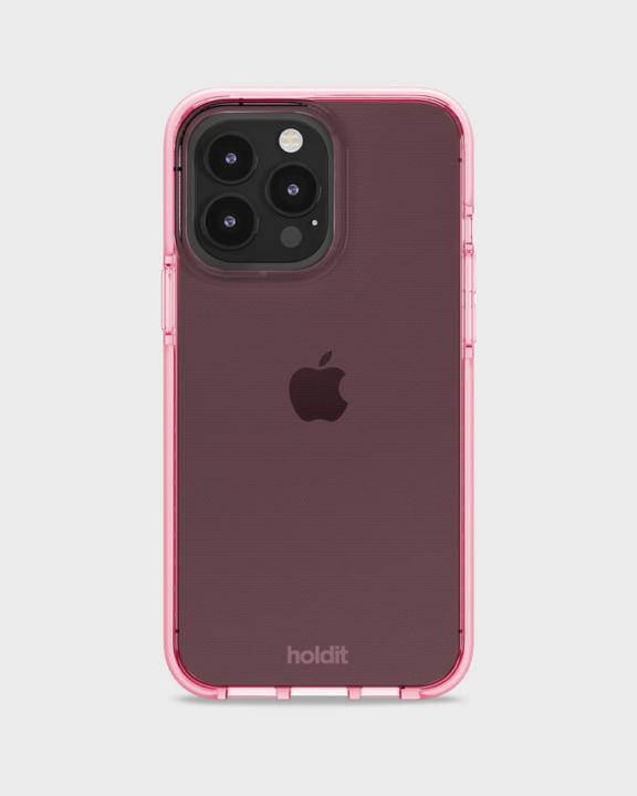 Actual product image Holdit Back Cover Seethru iPhone 14 Pro Pink (Apple iPhone 14 Pro)