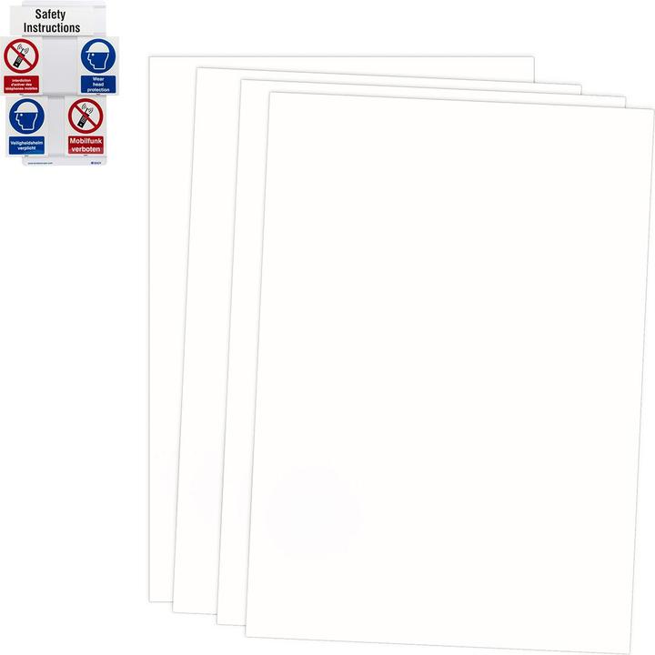 Actual product image Brady Safety insert labels - Blank A4 insert label