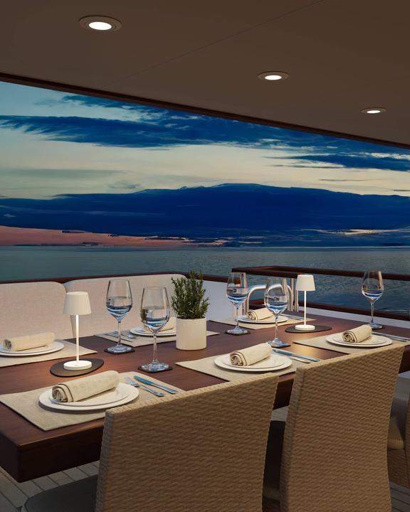 Image du produit Silwy Lampe de table magnétique Monaco Blanc, set de table inclus (200 lm)