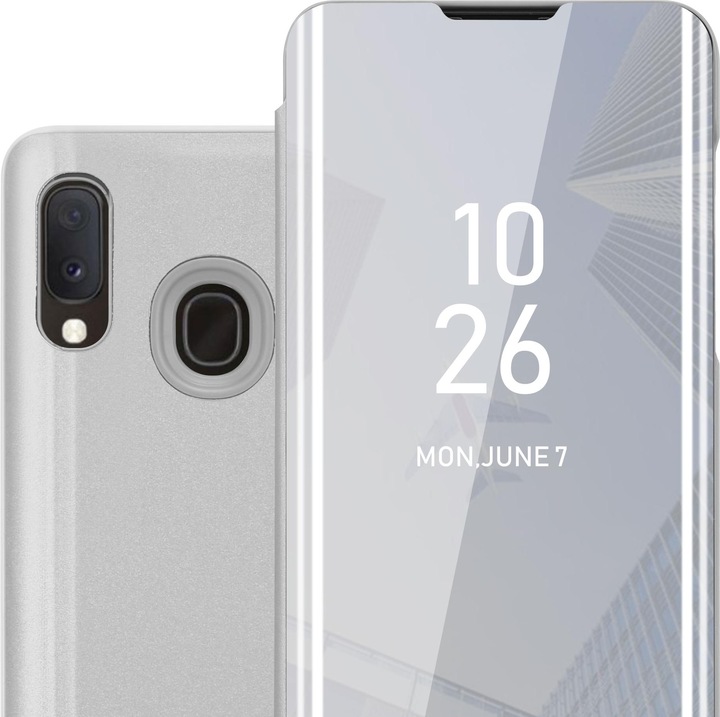Immagine prodotto Cadorabo Copertina per specchietto retrovisore Smart View a libro (Samsung Galaxy A10e)