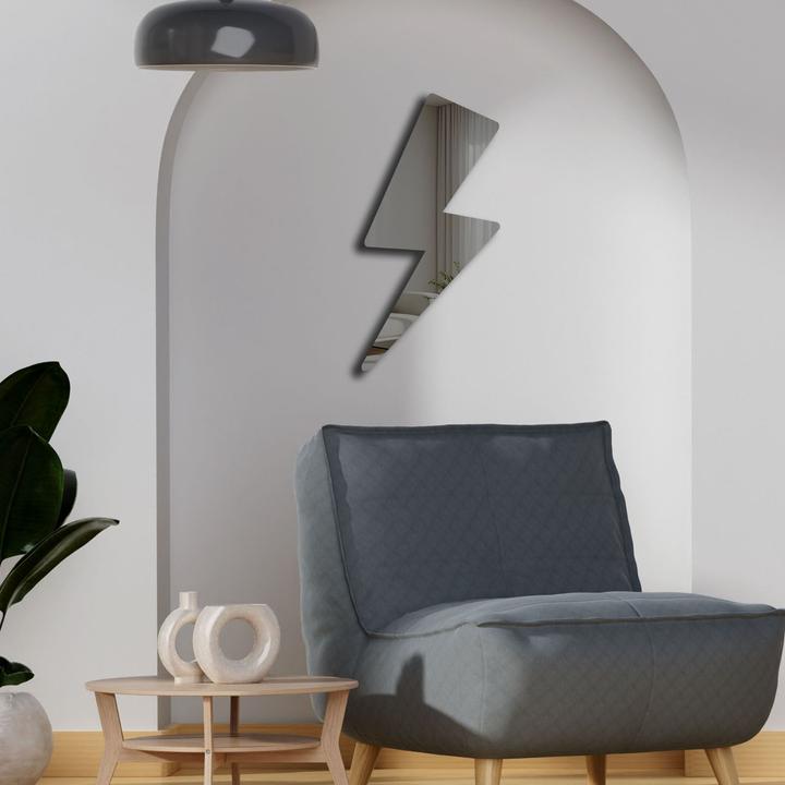 Productafbeelding Wallxpert Ozgi Lightning Decorative Mirror (29 x 60 cm)