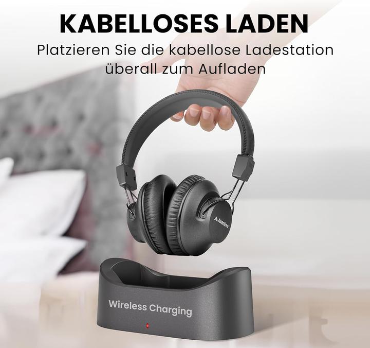 Image du produit Avantree Kabellose TV-Kopfhörer mit Lautstärke-Boost (Pas de réduction du bruit, 60 h, Sans fil)