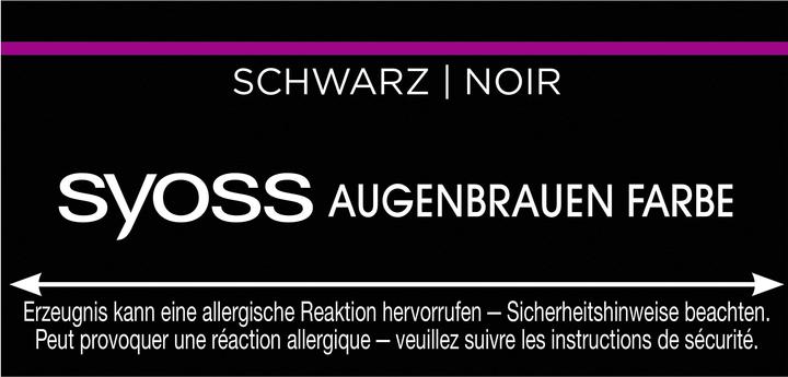 Image du produit Syoss Kit sourcils noir