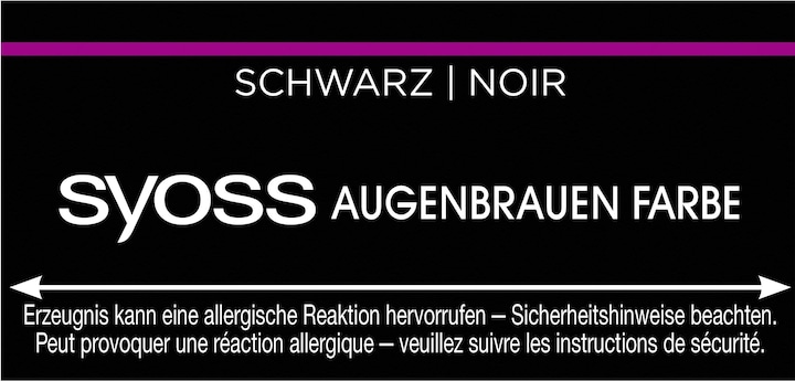 Image du produit Syoss Kit sourcils noir