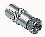 Produktbild F-Stecker auf Koax Kupplung (Stecker und Verbinder)