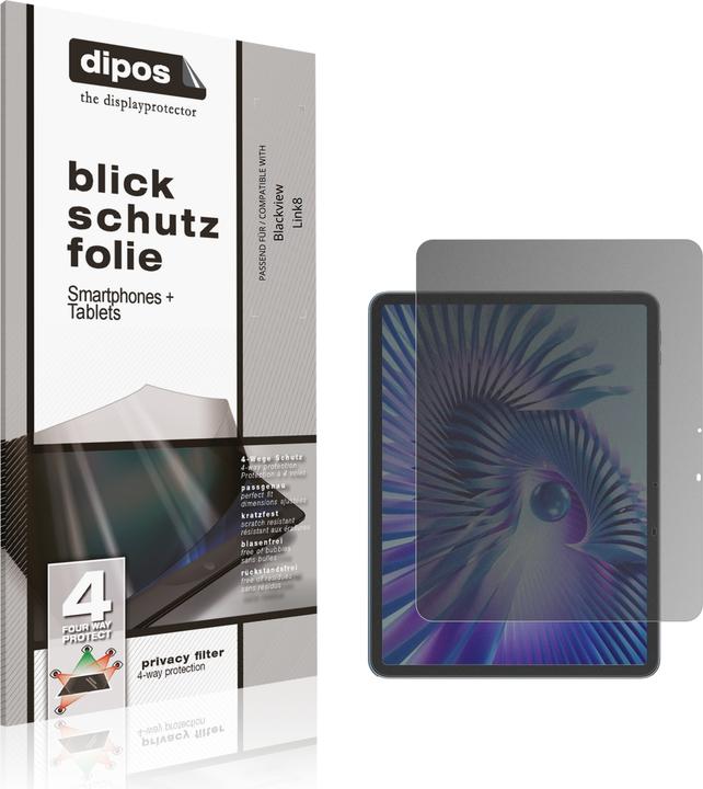 Actual product image Dipos Privacy Screen Protector 4-Way Privacy-Filter (Blackview Link 8)