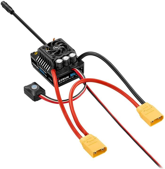 Actual product image Hobbywing Ezrun MAX8 G2S regulator 160 Amp, 3-6s LiPo, BEC 6A