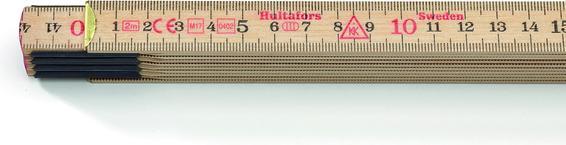 Actual product image Hultafors 2m original Swedish metre 1502 (2 m)