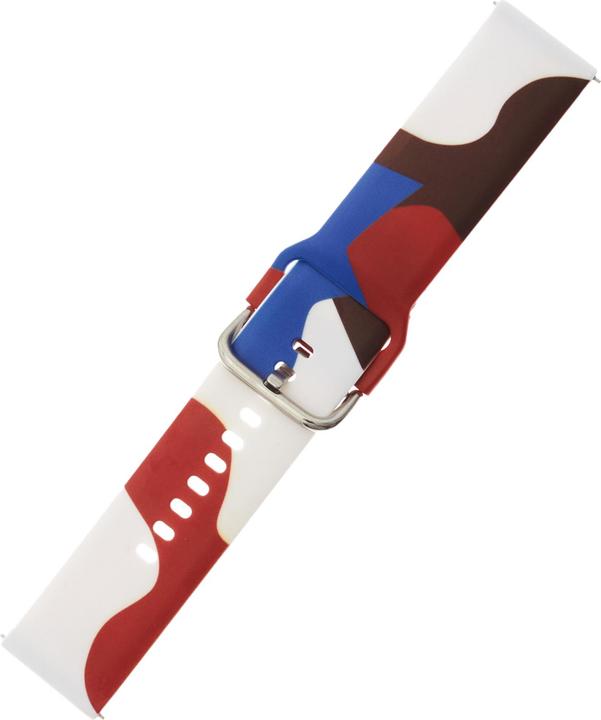 Image du produit Hurtel Bracelet Moro pour Samsung Galaxy Watch 46mm Bracelet en silicone pour montre 8 (46 mm, Matières plastiques)