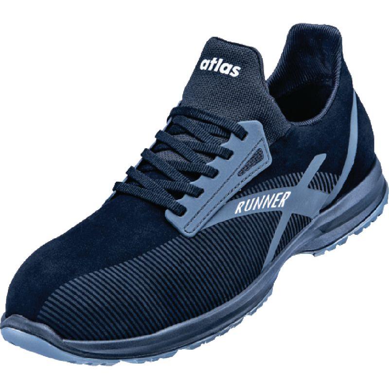 Atlas, Sicherheitsschuhe, Sicherheits-Halbschuh S3 ESD RUNNER 95, black, Gr.45 (S3, 45)