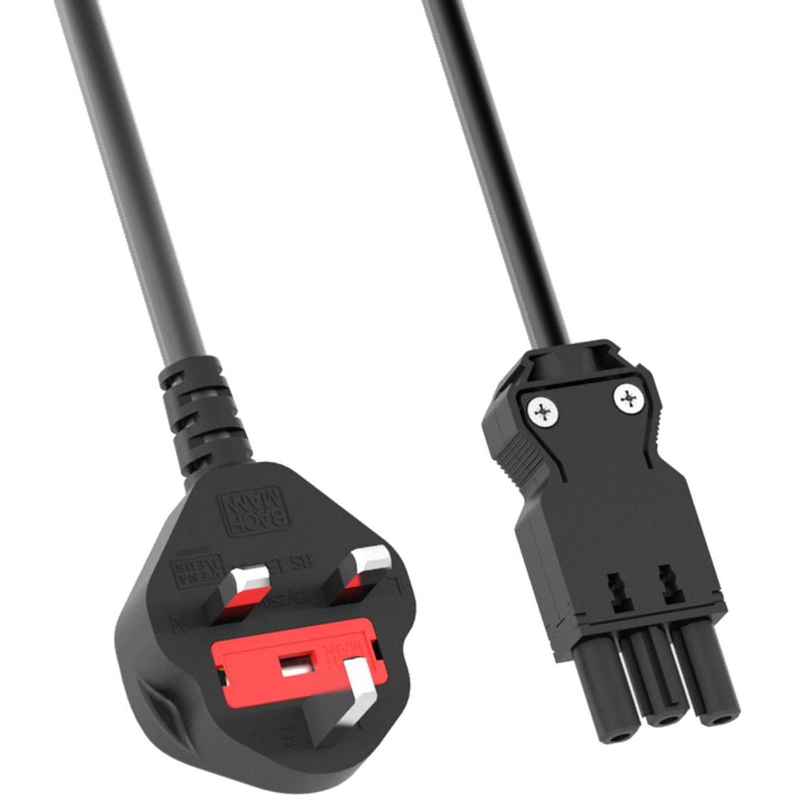 Bachmann Gerätezuleitung UK 2m (2 m), Stromkabel