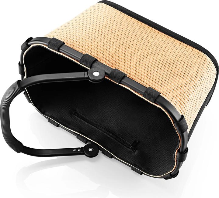 Actual product image reisenthel carrybag XS frame raffia black