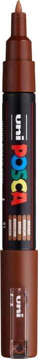 Actual product image Posca Marker PC-1M round tip (Brown, 0.70 mm, 1 x)