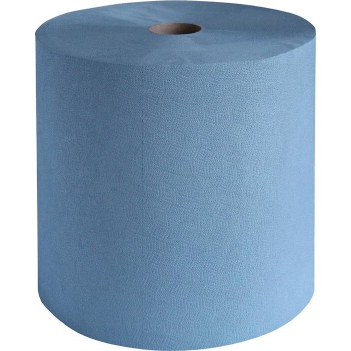 Profix Putztuch durex plus L380xB360ca. mm blau 3-lagig, perforiert, Haushaltspapier, Blau