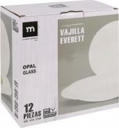 Actual product image La Mer Essgeschirr 12 Stück rund Opal Everett MD (12 pcs.)