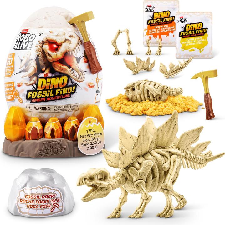 Actual product image Zuru Robo Alive - Fossil Find Amber Adventure