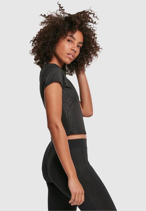 Actual product image Urban Classics Ladies Stretch Pattern Cropped Tee (3XL)
