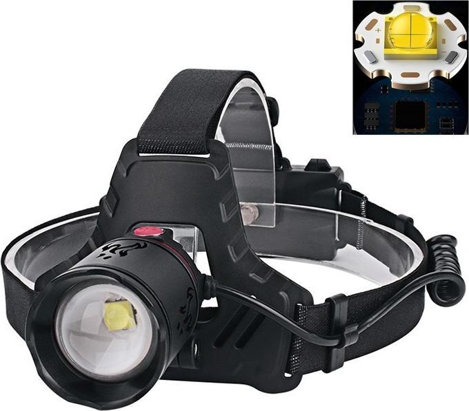 Boruit Waterproof headlamp - Zoomable - 1000 Lumens - lightweight (1000 lm)