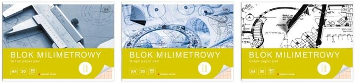 Produktbild Interdruk Millimeterblock A4 20k weiss 10St. (A4)