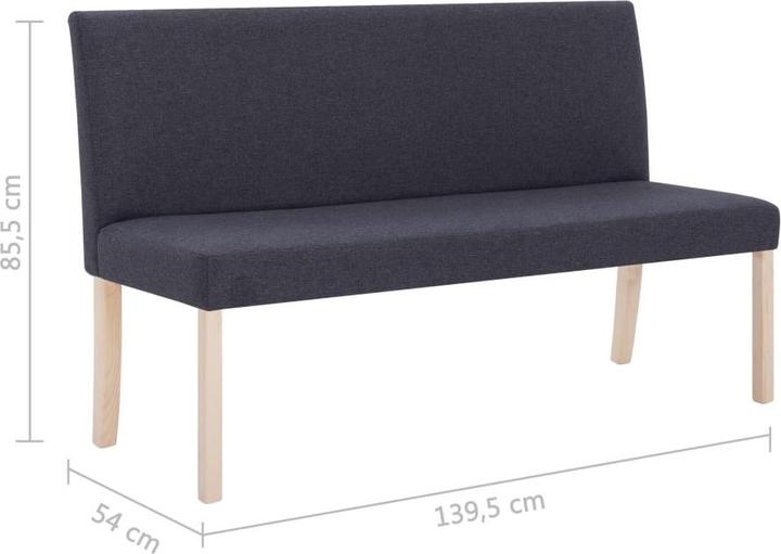 Image du produit vidaXL Bank (139.50 cm)