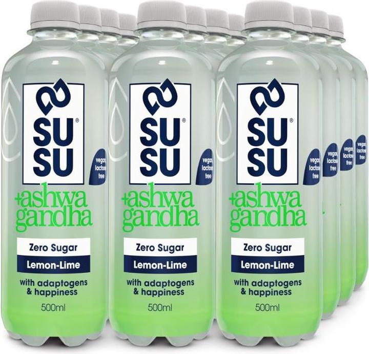 Actual product image Susu Water Lime Zero (12 x 50 cl)
