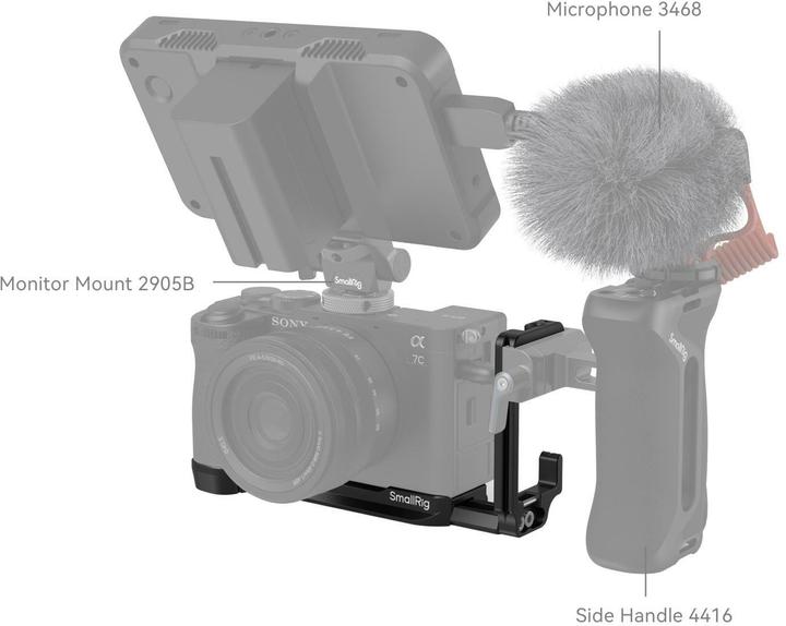 Actual product image SmallRig L-Bracket for Sony Alpha 7C II / Alpha 7CR
