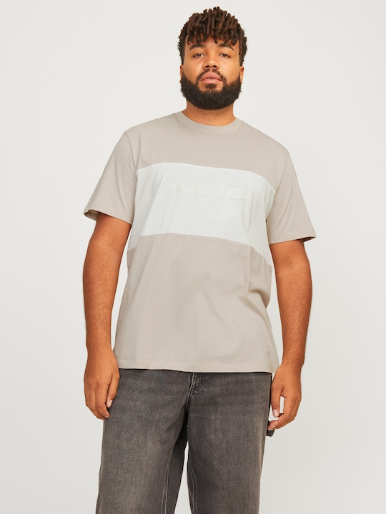 Produktbild Jack & Jones Jjelegacy Blocking Tee Ss O-Neck Noo Pls (5XL)