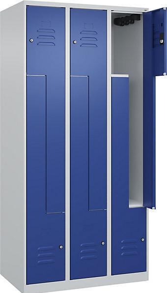 Gentian blue RAL 5010, Light grey RAL 7035