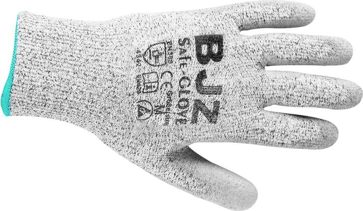 Actual product image BJZ A-64489 ESD glove cut-resistant Clothing size: XXL Polyethylene, Nylon®, El (XXL)