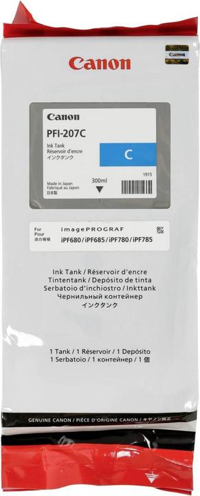 Actual product image Canon Pfi-207c (C)