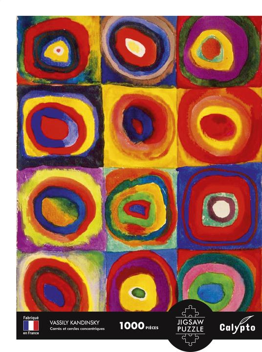 Actual product image Calypto Squares and circles 1000 piece jigsaw puzzle (1000 pieces)
