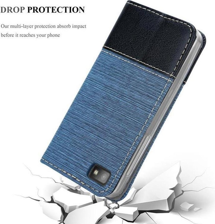 Image du produit Cadorabo Couverture look jeans Book (Mûre Z10)