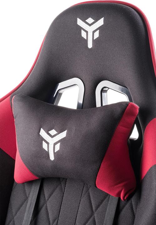 Actual product image Itek Fauteuil Gamer compatible Rhombus FF10 (Noir/Rouge)